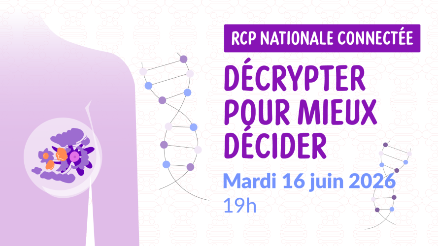 RCP nationale connectée : décider avec les signatures génomiques